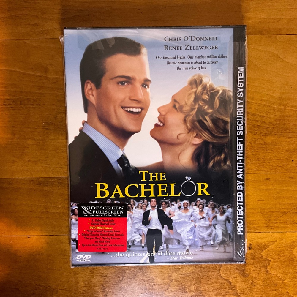 The Bachelor DVD 1999 Chris O'Donnell Renee Zellweger New Sealed Widescreen Full